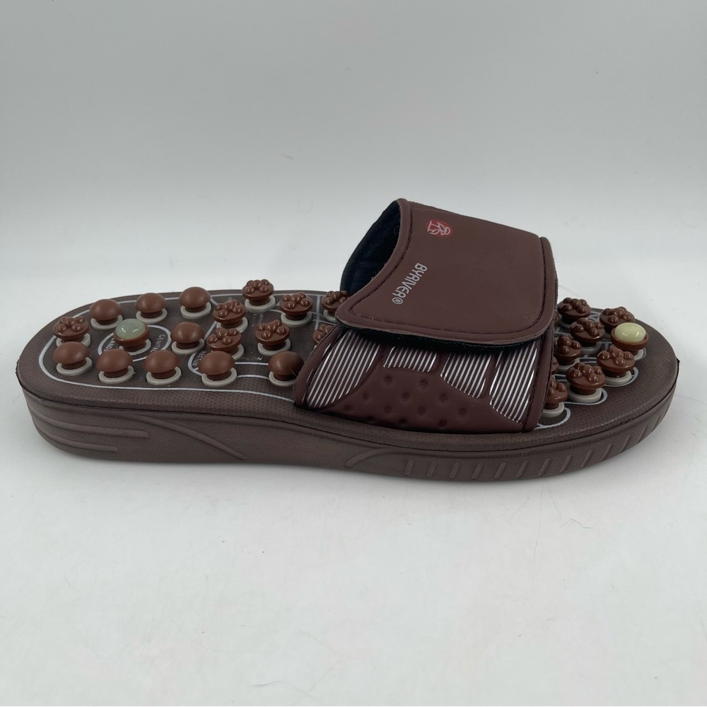 Byriver Massage Slippers Neuropathy Arthritis Plantar Facitis Acupuncture-7-8.5